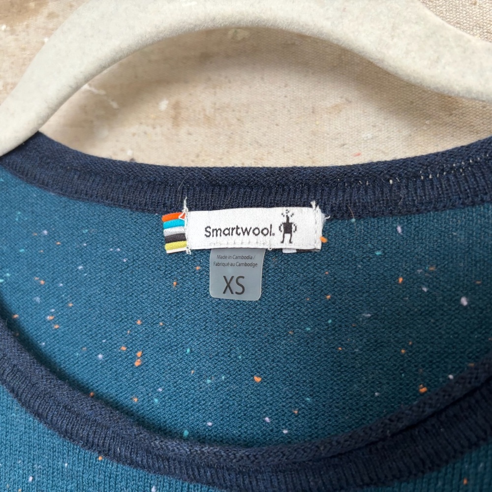 Smartwool Shadow Pine Colorblock Crew Sweater - image 2